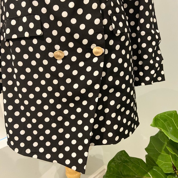 ✨SOLD✨Polka dot blazer dress - Picture 8 of 9